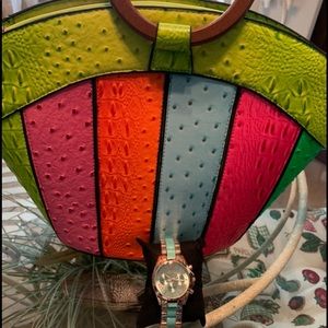 Vegan Fan Clutch Purse